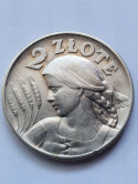 2 zł Żniwiarka 1925 r kropka 2 zł Żniwiarka 1925 r kropka