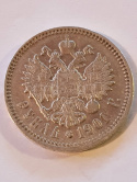 Rosja Rubel Mikołaj II 1901 r rant Ф.3 Rosja Rubel Mikołaj II 1901 r rant Ф.3