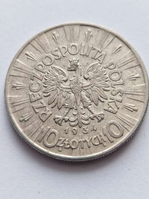 10 zł Józef Piłsudski 1934 r urzędowy