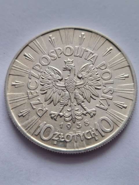 10 zł Józef Piłsudski 1938 r rzadszy