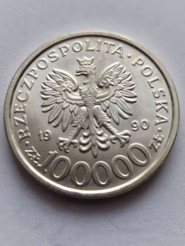 100 tys Solidarność typ B 1990 r