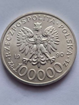 100 tys Solidarność typ C 1990 r