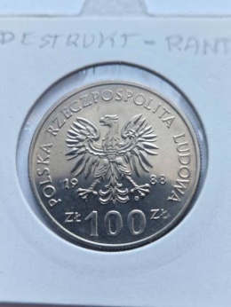 100 zł Jadwiga 1988 r destrukt