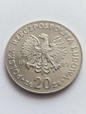 20 zł Marceli Nowotko 1983 r destrukt