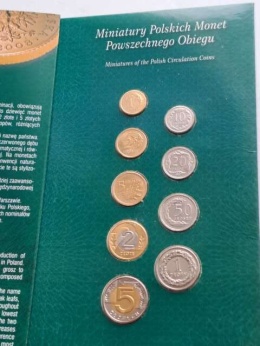 Miniatury Polskich Monet Obiegowych 2008 r