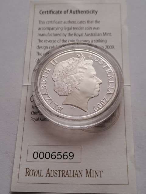 Australia 1 Dolar Rok Bawoła 2009 r