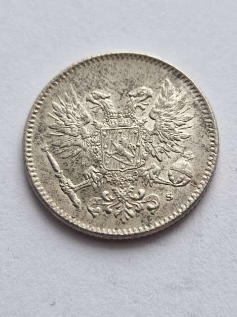 Finlandia 50 Pennia Mikołaj II 1917 r