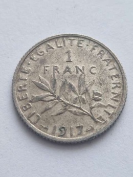 Francja 1 Frank 1917 r