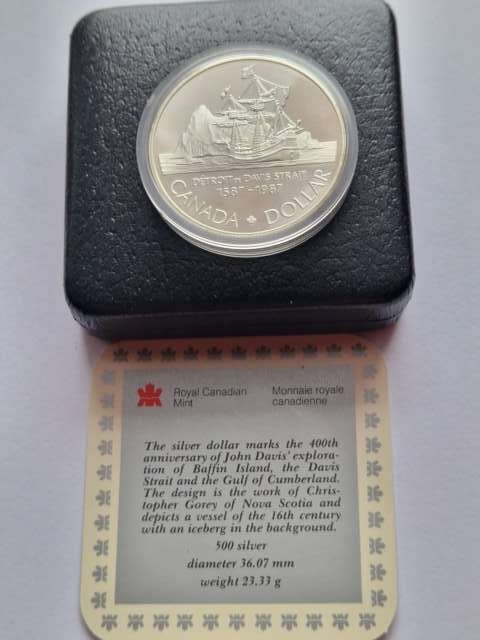 Kanada 1 Dolar Cieśnina Davisa 1987 r