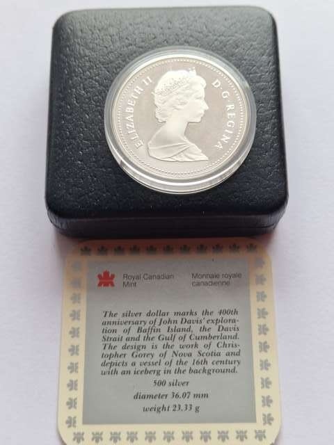 Kanada 1 Dolar Cieśnina Davisa 1987 r