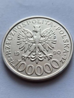 100 tys Solidarność typ B 1990 r