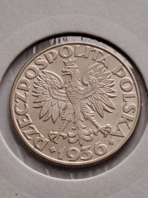2 zł Żaglowiec 1936 r