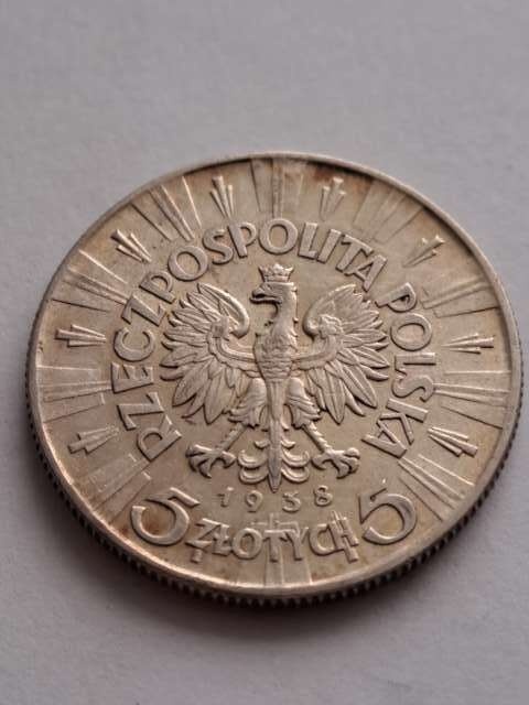 5 zł Józef Piłsudski 1938 r