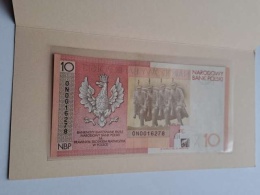Banknot 10 zł Niepodległość 2008 r stan UNC