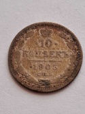 Rosja 10 Kopiejek 1905 r