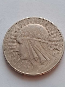 10 zł Głowa Kobiety 1932 r bez znaku