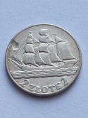 2 zł Żaglowiec 1936 r