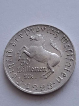 Niemcy 50 Milionów Marek Westfalia 1923 r