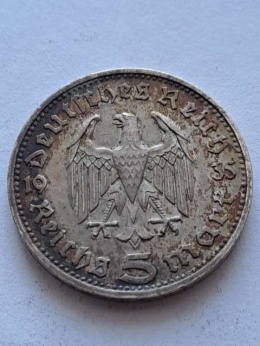 Niemcy 5 Marek Hindenburg 1935 r D