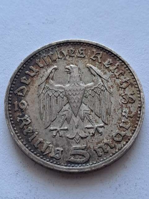Niemcy 5 Marek Hindenburg 1935 r D