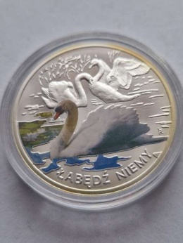 Numizmat Symbole Przyrody Łabędź Niemy