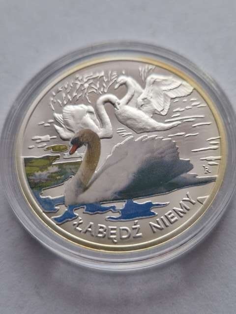 Numizmat Symbole Przyrody Łabędź Niemy