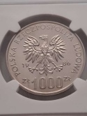 1000 zł Narodowy Czyn Pomocy Szkole 1986 r NGC PF68
