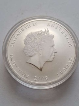 Australia 1 Dolar Lunar Rok Wołu 2009 r