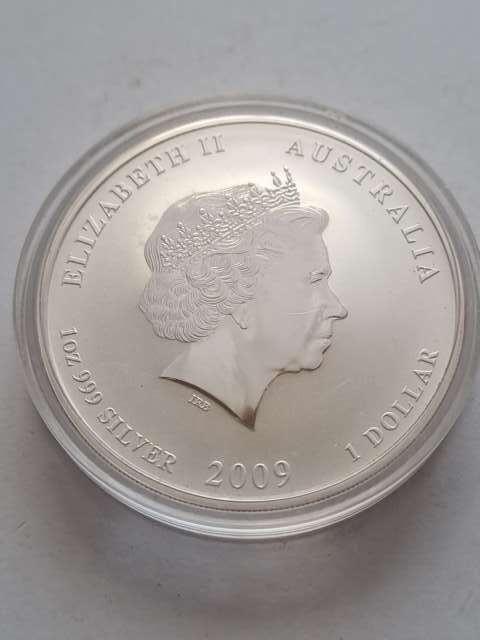 Australia 1 Dolar Lunar Rok Wołu 2009 r