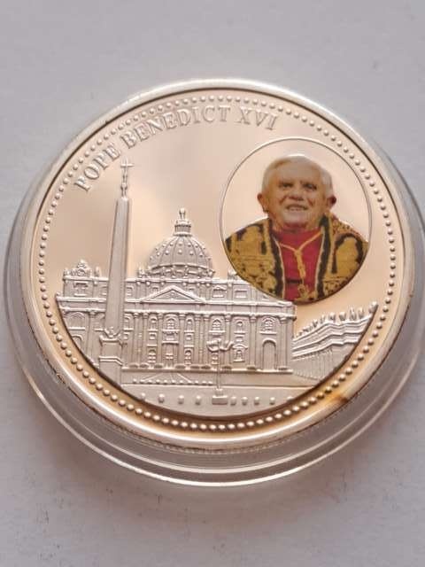 Liberia 5 Dolarów Benedykt XVI 2005 r