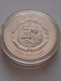 Liberia 5 Dolarów Benedykt XVI 2005 r