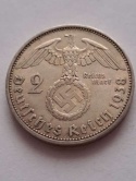 Niemcy 2 Marki Hindenburg 1938 r A
