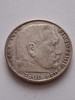 Niemcy 5 Marek Hindenburg 1936 r A