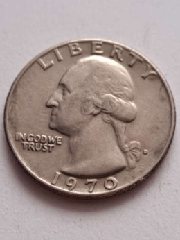 USA 1/4 Dollara Waszyngton 1970 r D