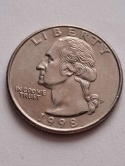 USA 1/4 Dollara Waszyngton 1998 r P