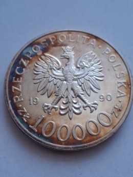 100 tys Solidarność typ A 1990 r