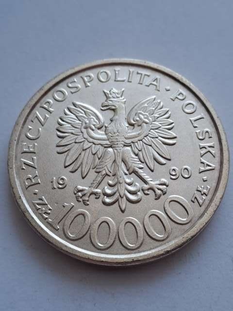100 tys Solidarność typ B 1990 r
