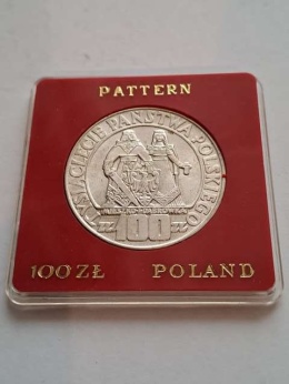 100 zł Mieszko i Dąbrówka 1966 r próba