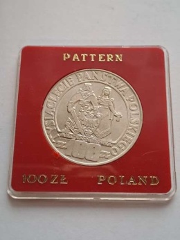 100 zł Mieszko i Dąbrówka 1966 r próba