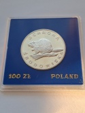 100 zł Ochrona Środowiska Bóbr 1978 r