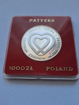 1000 zł Pomnik Szpital 1986 r