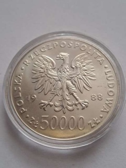 50 tys Józef Piłsudski 1988 r