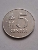 Litwa 5 Centai 1991 r