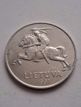 Litwa 5 Centai 1991 r