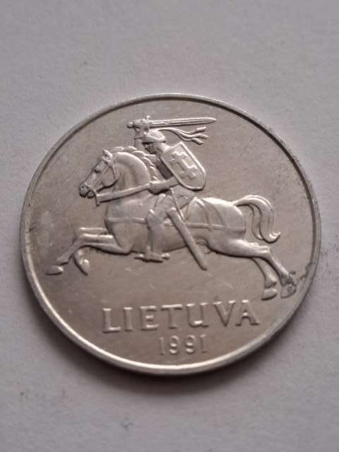 Litwa 5 Centai 1991 r
