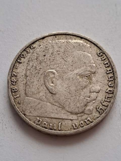 Niemcy 2 Marki Hindenburg 1937 r A