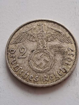 Niemcy 2 Marki Hindenburg 1937 r A