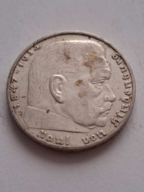 Niemcy 2 Marki Hindenburg 1937 r E