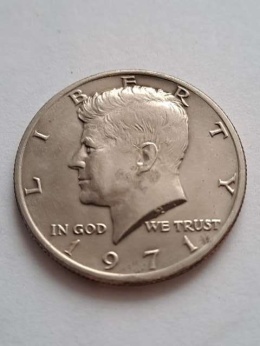 USA 1/2 Dollara Kennedy 1971 r