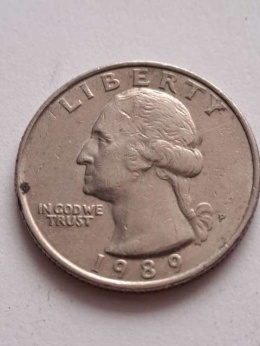 USA 1/4 Dollara Waszyngton 1989 r P